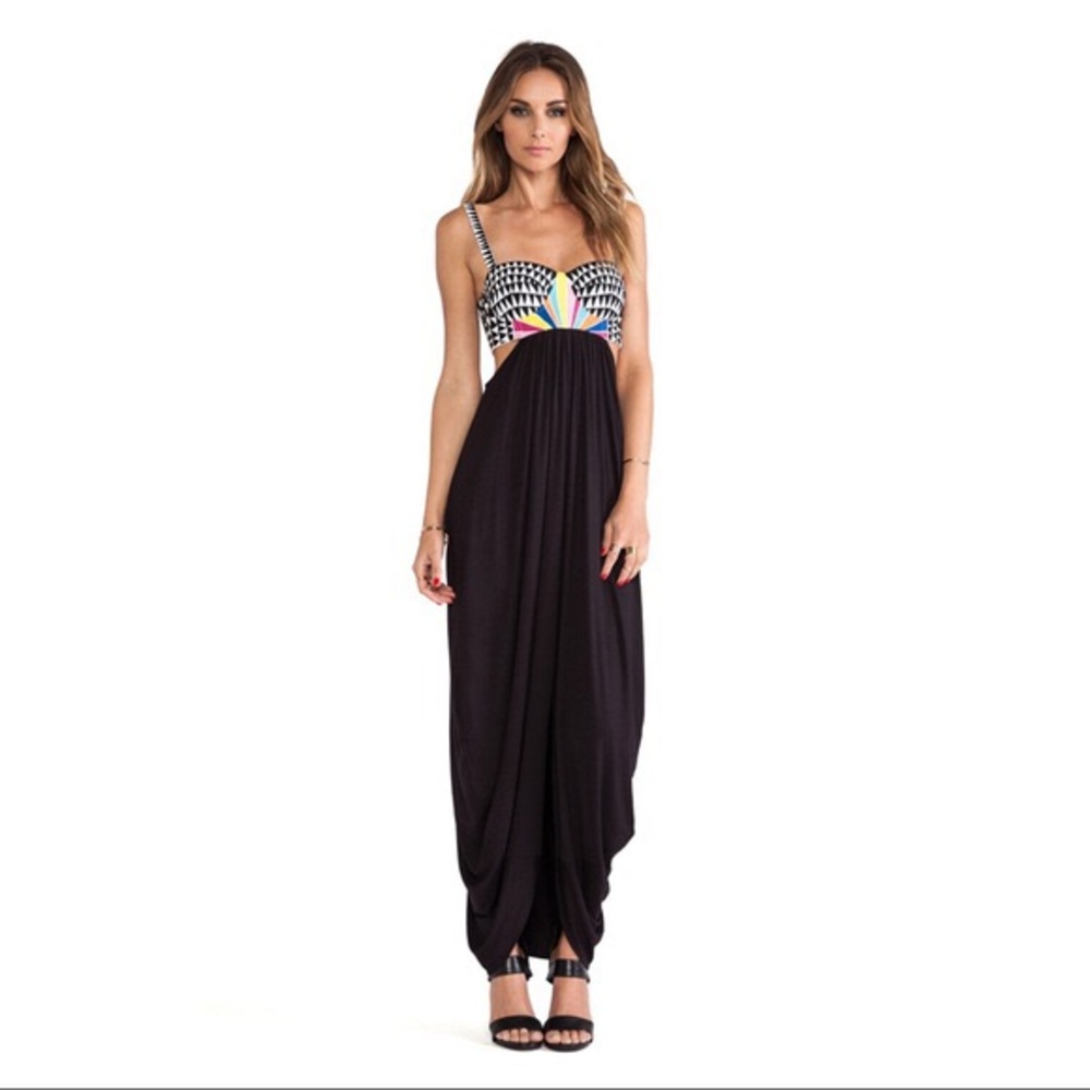 Mara Hoffman embroidered bustier dress